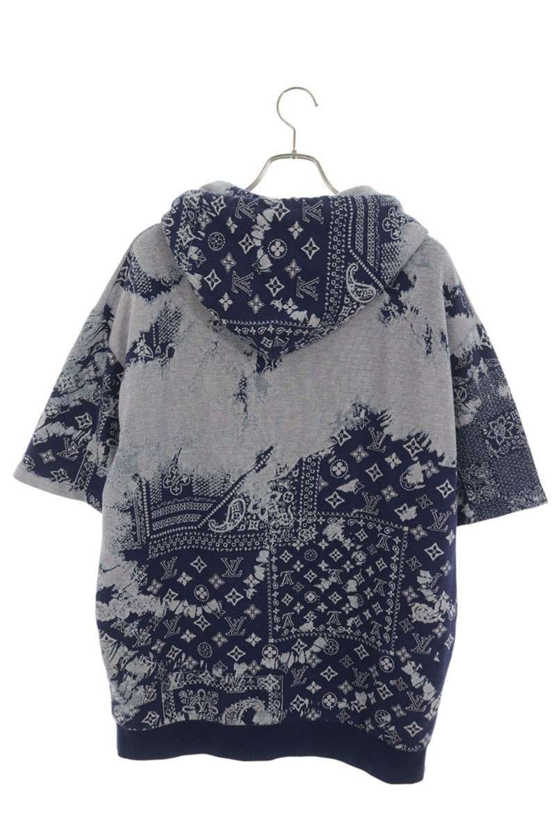 Louis Vuitton Monogram Bandana Short Sleeve Hoodie XL — view 2