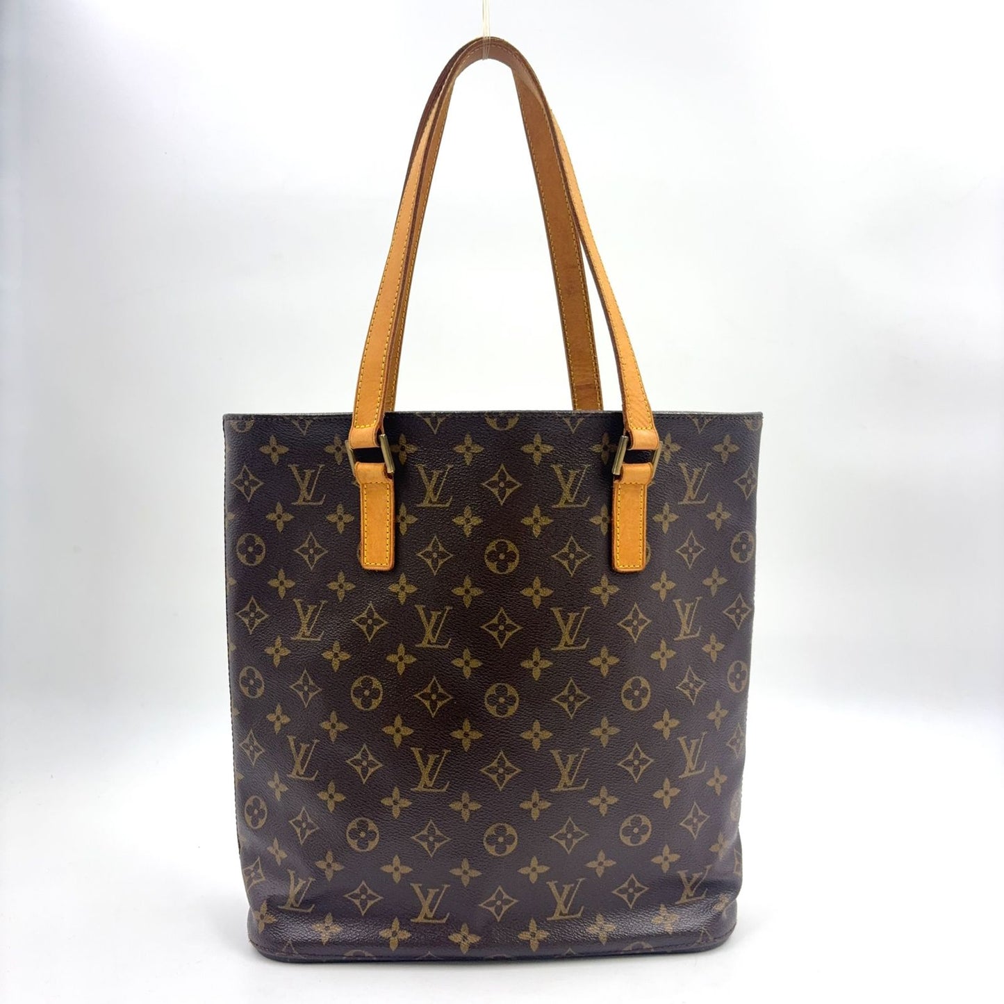 Louis Vuitton Vavin GM Monogram Leather Brown Light Tote Bag Gold