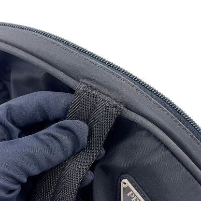 Prada Nylon Black Business Bag Silver — view 6