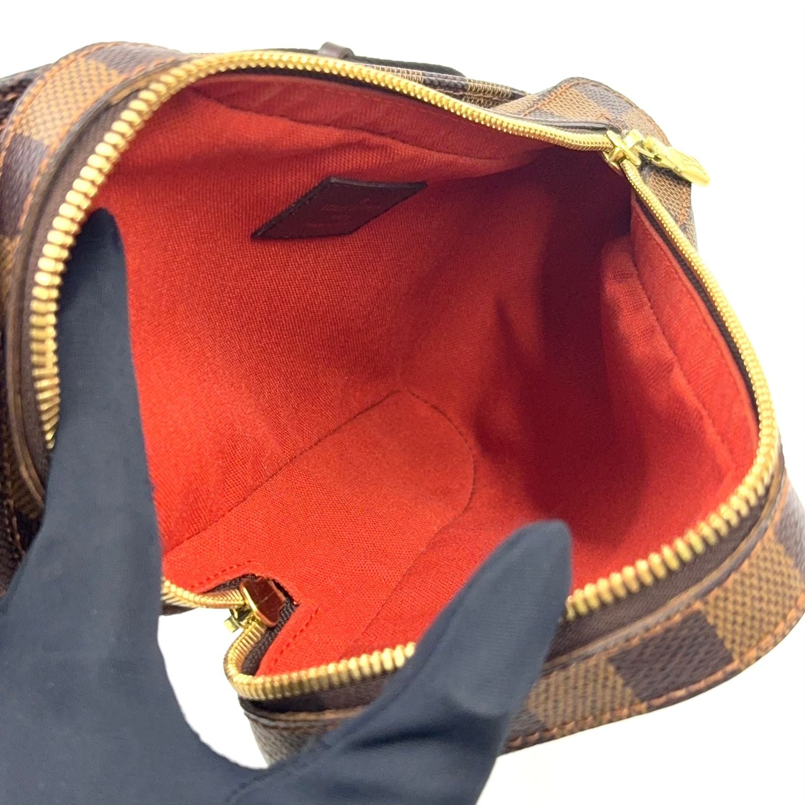 Louis Vuitton Geronimos Brown Belt Bag Gold — view 3