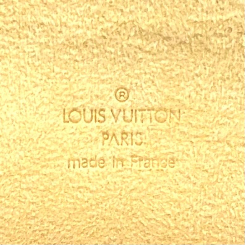 Louis Vuitton Pochette Twin PM XS Leather Brown Light Shoulder Bag Gold — view 4