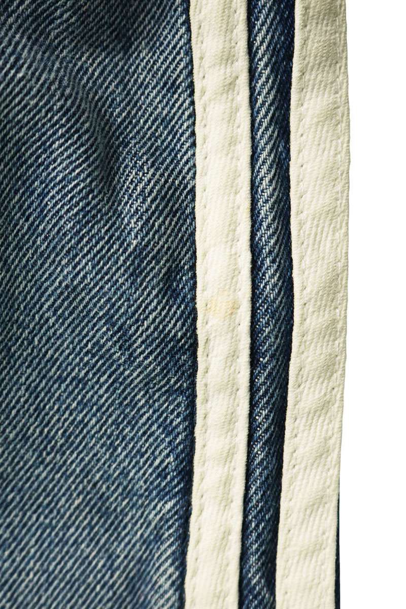Balenciaga Adidas Side Line Baggy Denim Pants — view 3