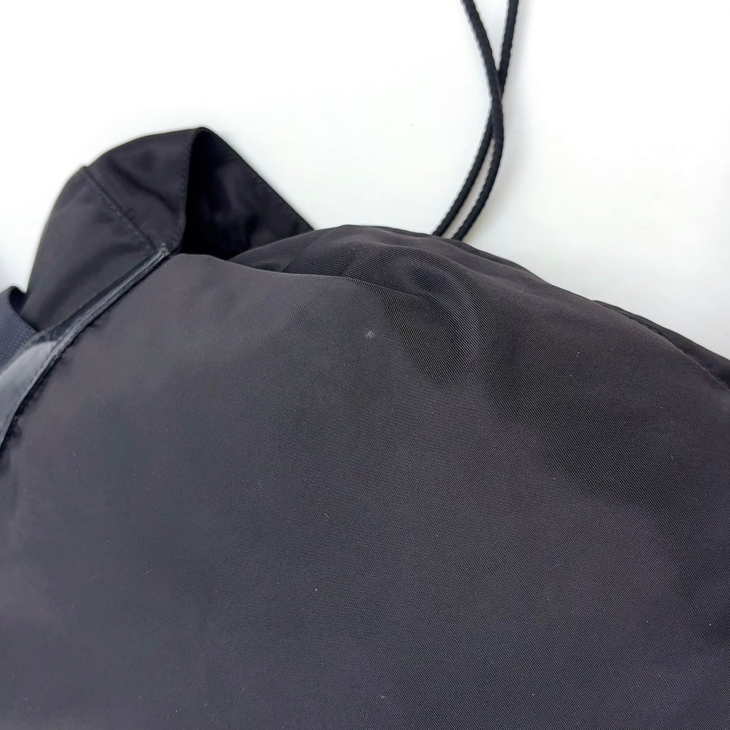 Prada Nylon Black Backpack Silver — view 8