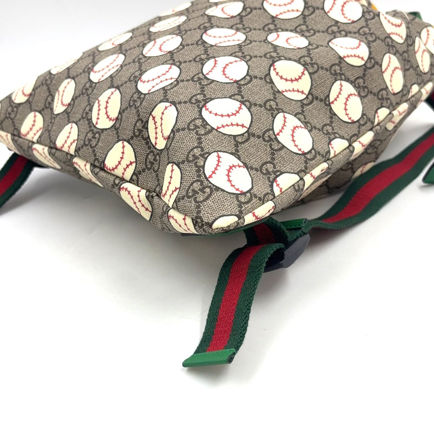 Gucci GG Supreme Baseball Print Drawstring Chilled Lens Nap Sac Nylon — view 6