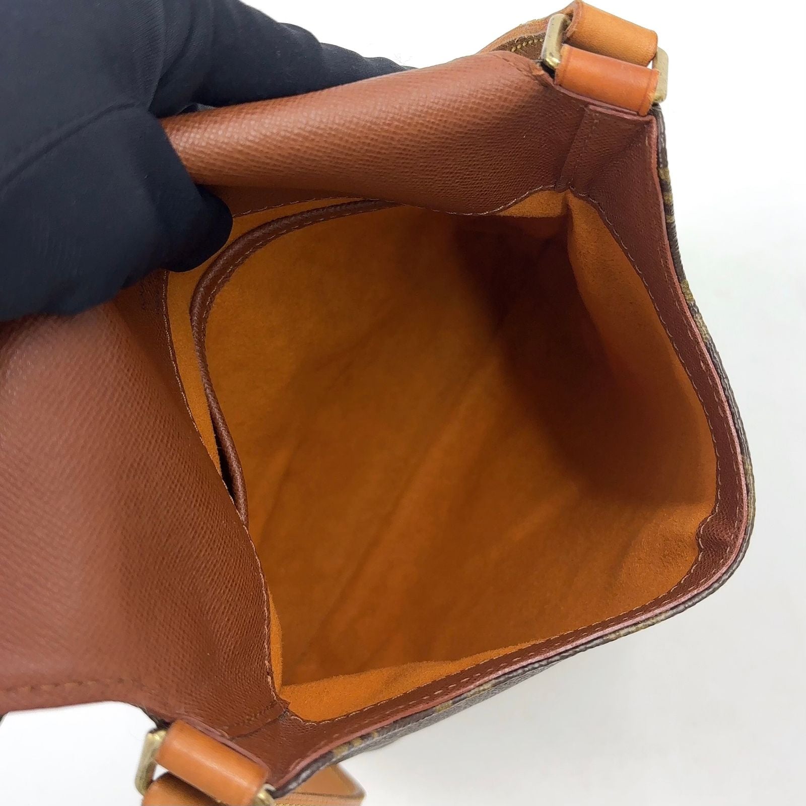 Louis Vuitton Musette Salsa Short Strap Monogram Leather Brown Light Shoulder — view 3