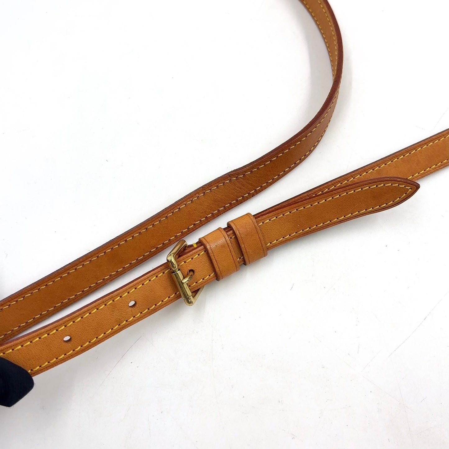 Louis Vuitton Musette Salsa Short Strap Monogram Leather Brown Light Shoulder — view 5