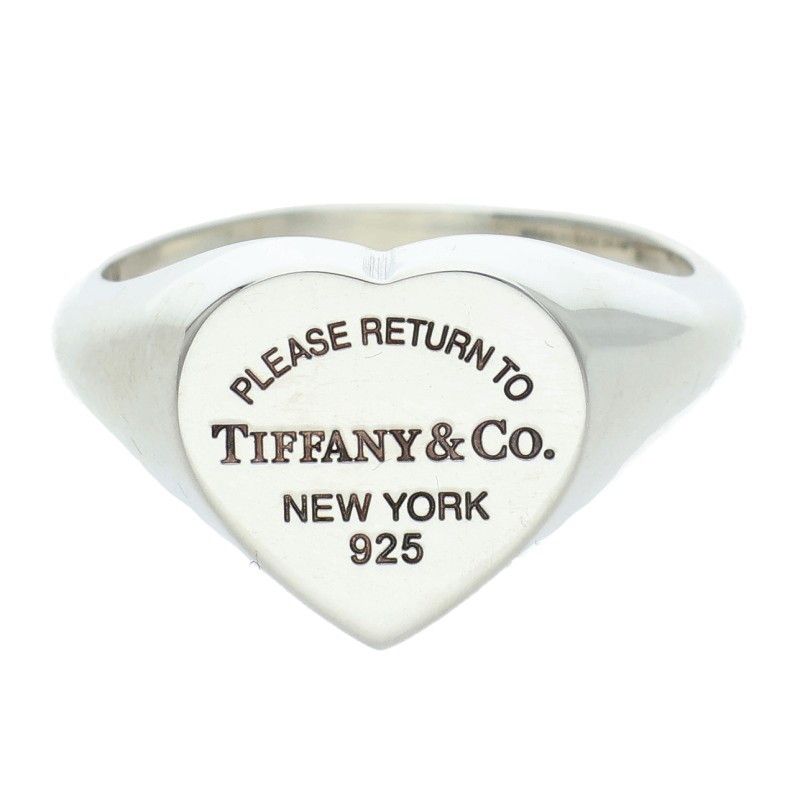 Tiffany & Co Return to Tiffany Heart Silver Signet Ring