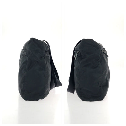Prada Tessuto Black Silver Nylon Tote Shoulder Bag — view 8