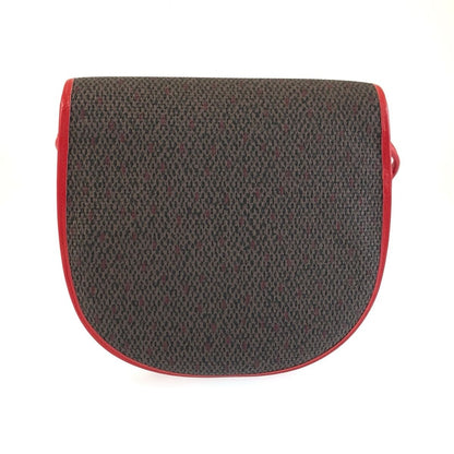 Saint Laurent Vintage YSL Red Gray Leather Shoulder Bag Pochette — view 2