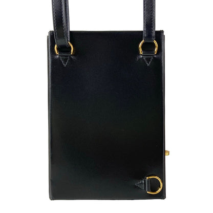 Hermes Shoulder Bag Kelly Multi Pocket to Go Black Gold — view 3