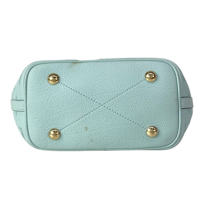 Louis Vuitton Tote Bag Mahina Blossom PM Mineral Blue Leather Cowhide — view 5