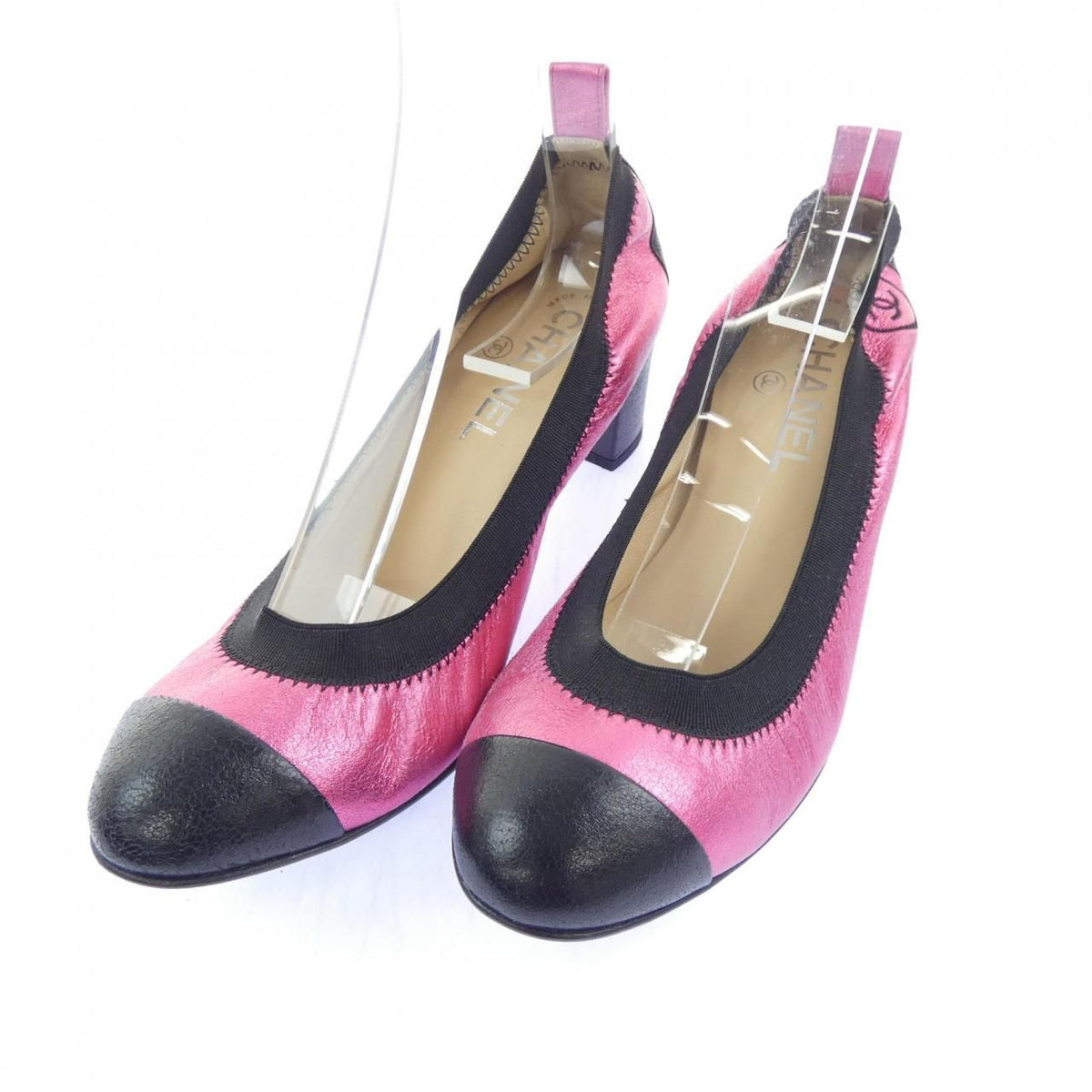 Chanel Pumps Heel Black — view 3