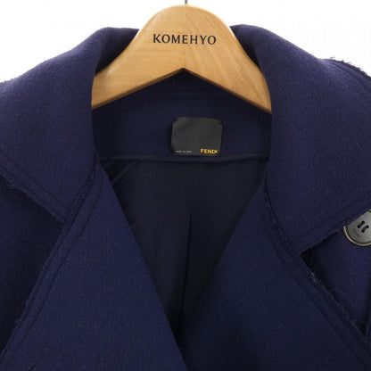 Fendi Zke Coat Navy — view 5