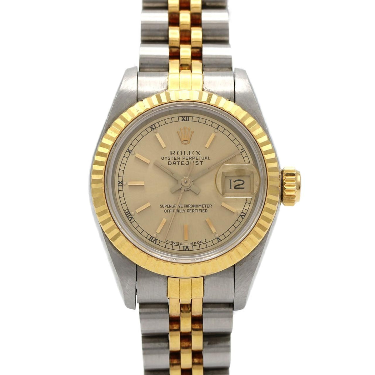 Rolex Datejust Stainless Steel Yellow Gold Automatic