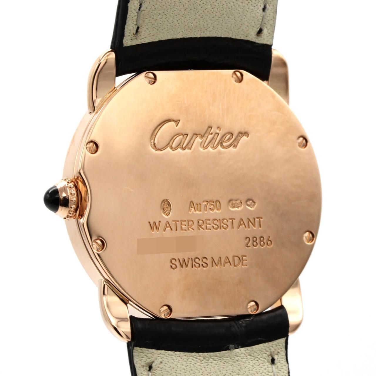 Cartier Ronde LC PG RG Quartz Watch — view 5