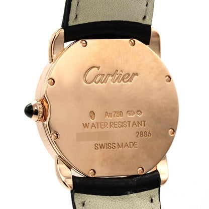 Cartier Ronde LC PG RG Quartz Watch — view 5