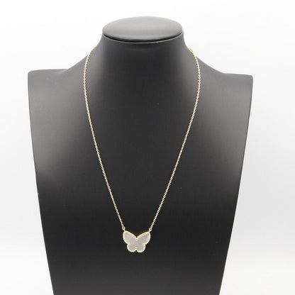 Van Cleef & Arpels Necklace Lucky Alhambra Papillon Mother of Pearl 18K — view 6