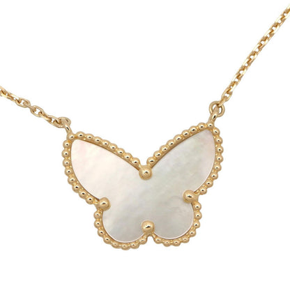 Van Cleef & Arpels Necklace Lucky Alhambra Papillon Mother of Pearl 18K — view 3