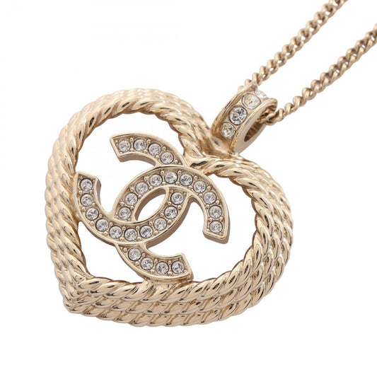 Chanel Necklace CC Logo Heart