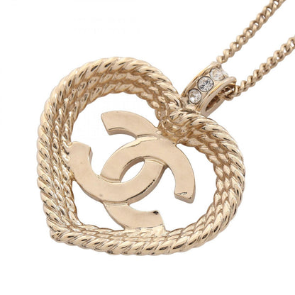 Chanel Necklace CC Logo Heart — view 2