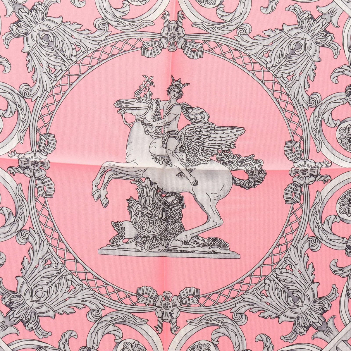 Hermes Scarf Carre 90 les Tuileries Silk — view 5