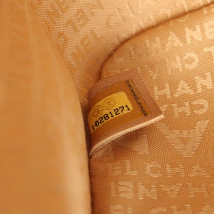 Chanel Shoulder Bag CC Logo Yellow Leather Chain — view 5