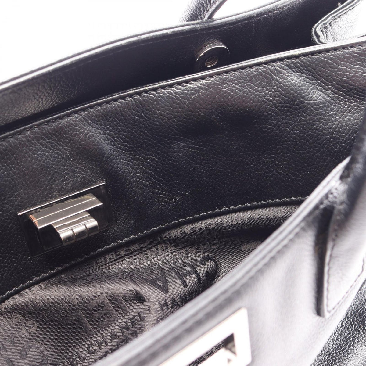 Chanel Tote Bag 2.55 Executive Black Leather — view 6