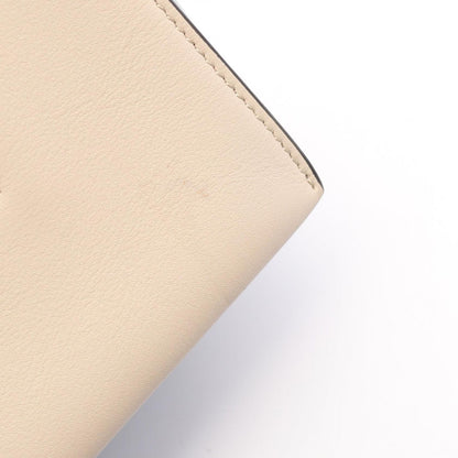 Celine Shoulder Bag Frame Medium Beige Blue Leather — view 6
