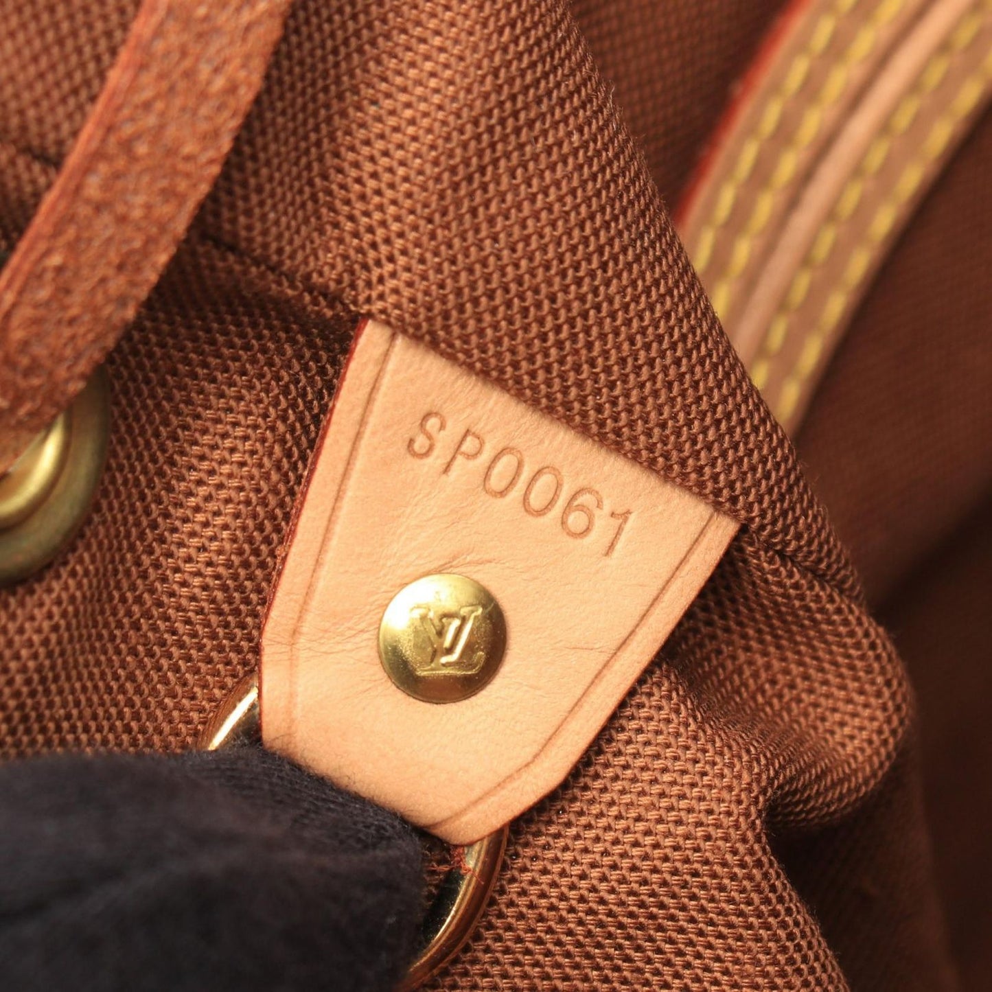 Louis Vuitton Backpack Montsouris MM Monogram Leather — view 5