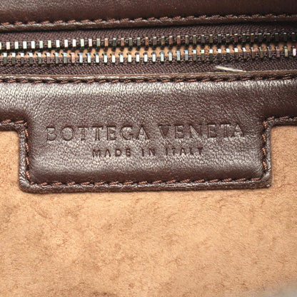 Bottega Veneta Shoulder Bag Nodini Intrecciato Dark Brown Leather — view 4