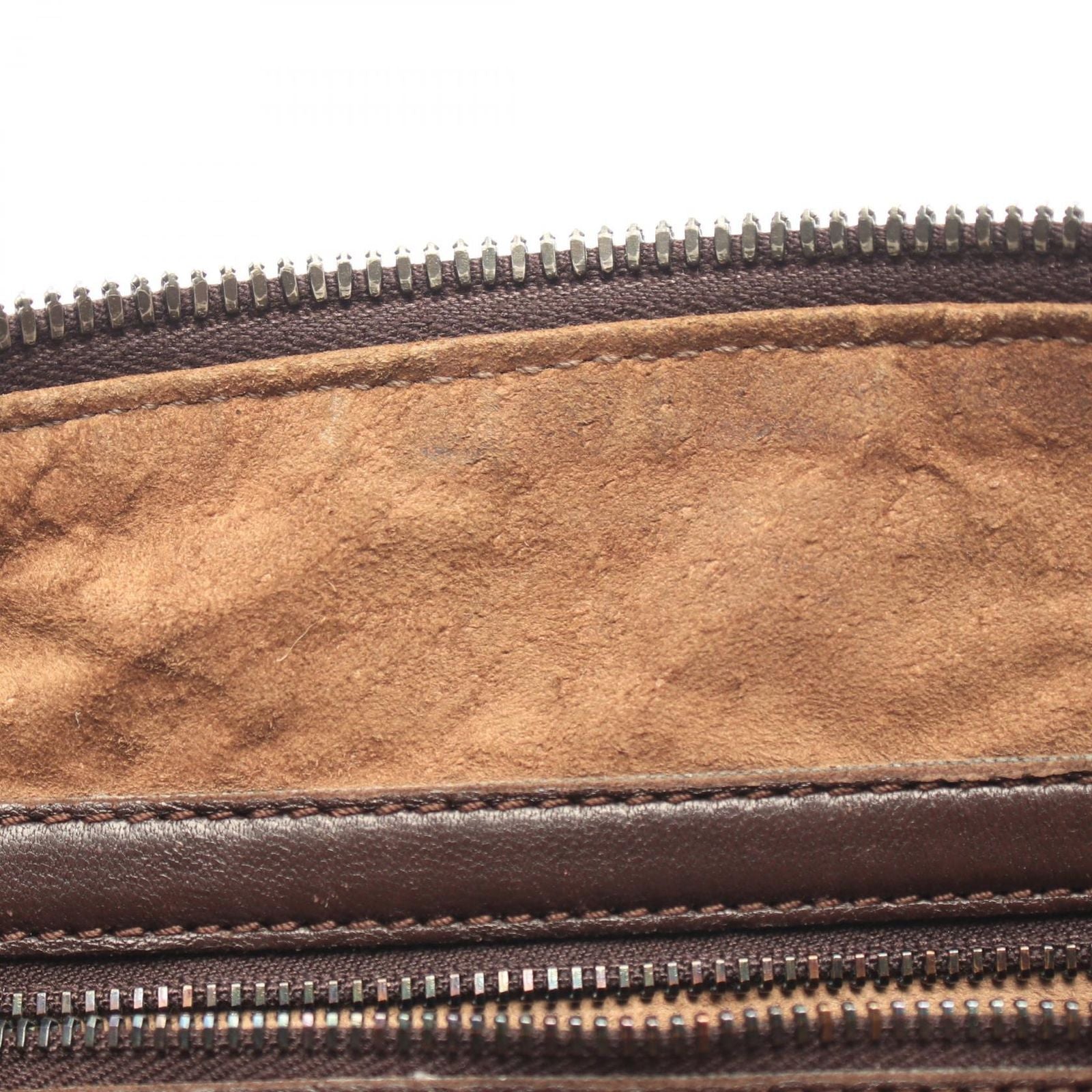 Bottega Veneta Shoulder Bag Nodini Intrecciato Dark Brown Leather — view 5
