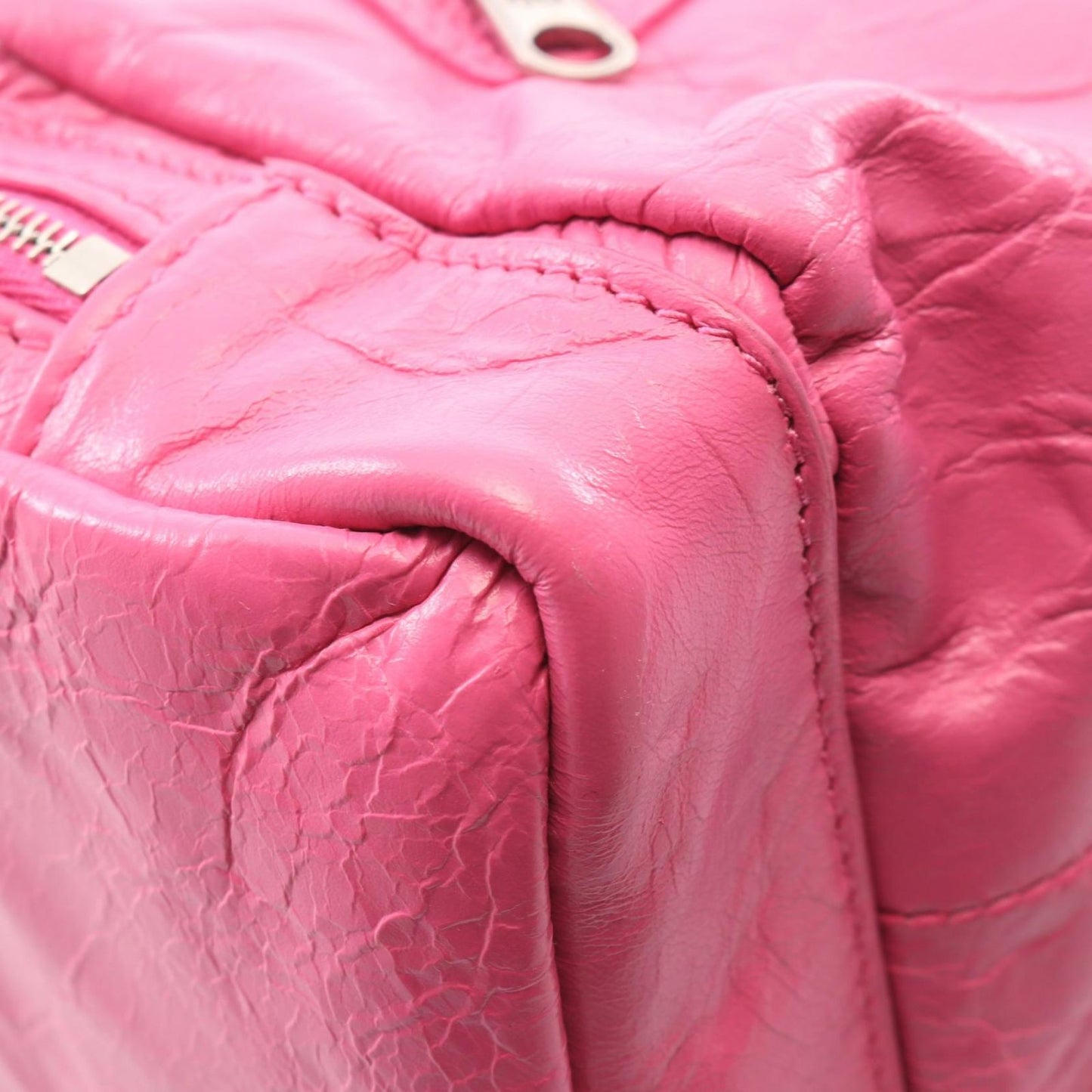 Balenciaga Shoulder Bag Super Busy XS Pink Leather — view 7