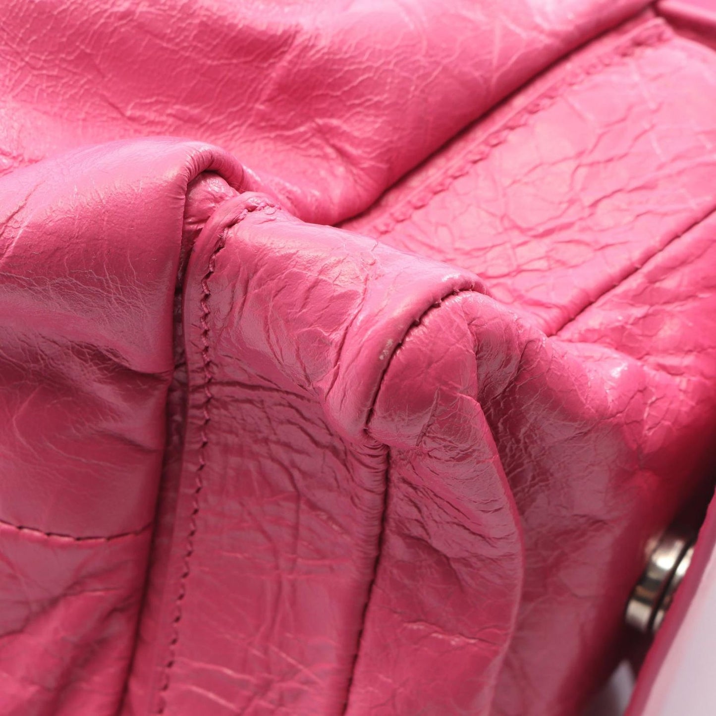 Balenciaga Shoulder Bag Super Busy XS Pink Leather — view 6
