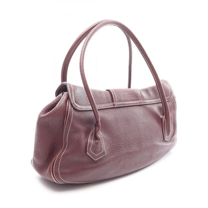 Celine Handbag Large Chouquette Bordeaux Leather — view 2