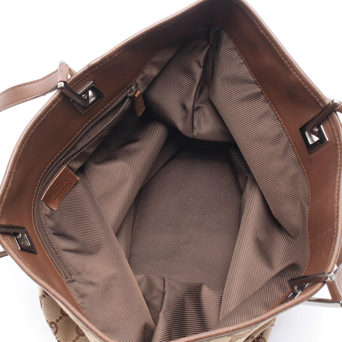 Gucci Tote Bag GG Canvas Beige Brown — view 3