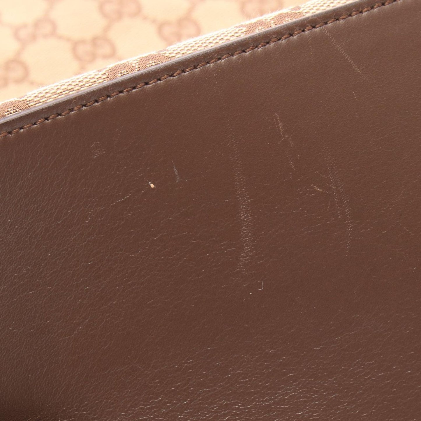 Gucci Tote Bag GG Canvas Beige Brown — view 7