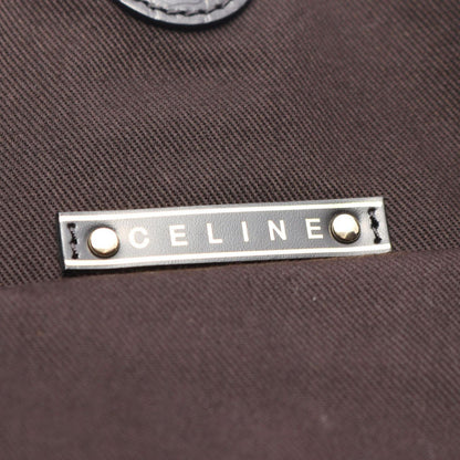 Celine Handbag Bittersweet C Sulky Large Brown Black Canvas Leather — view 4