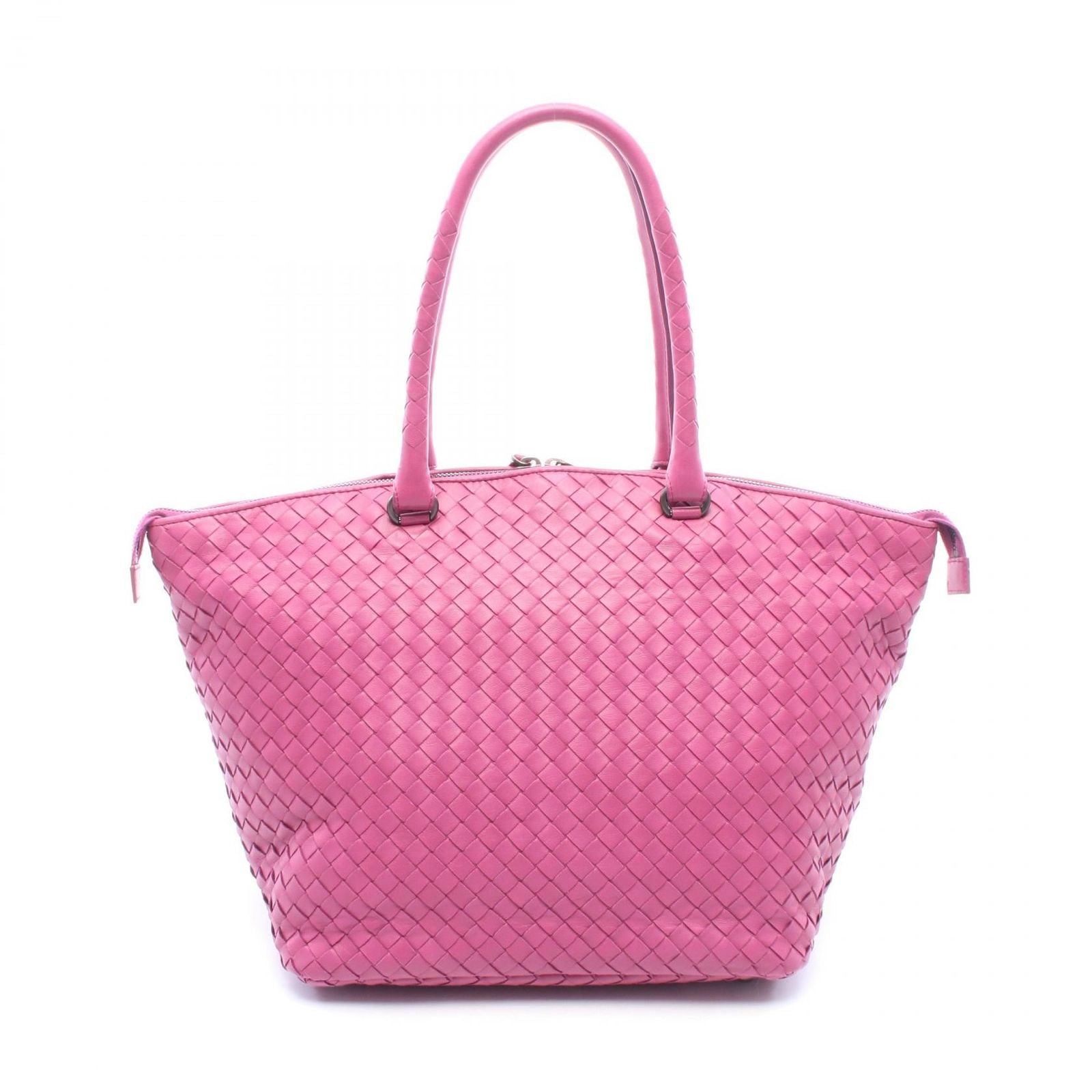 Bottega Veneta Tote Bag Intrecciato Purple Leather