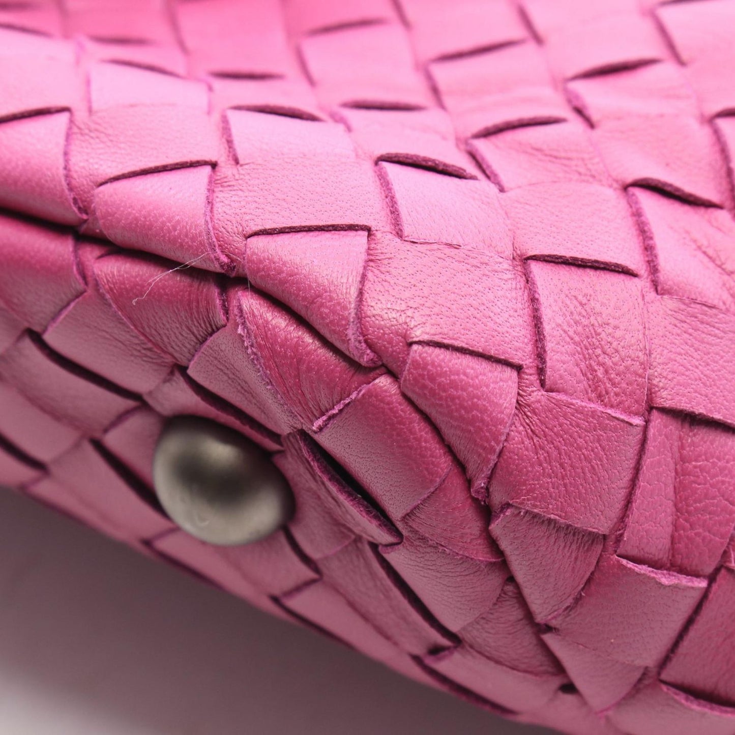 Bottega Veneta Tote Bag Intrecciato Purple Leather — view 7