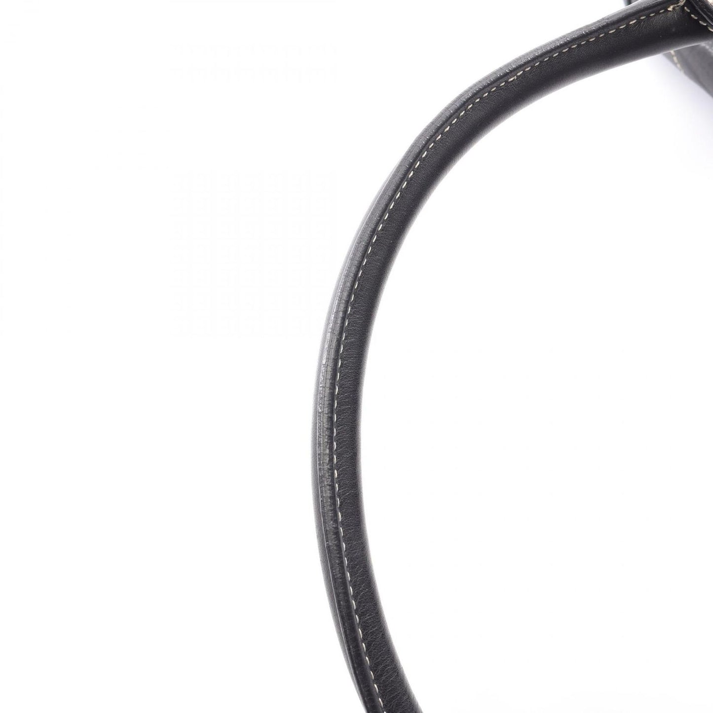 Dior Handbag CD Logo Black Leather — view 5