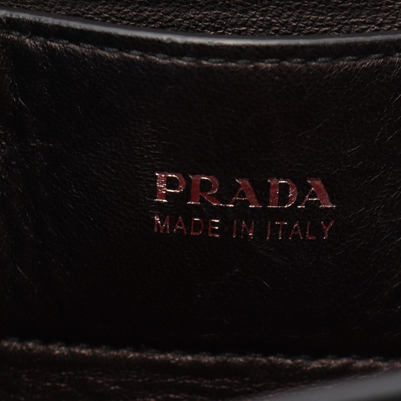 Prada Shoulder Bag Red Saffiano Leather — view 4