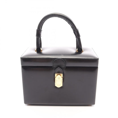 Loewe Handbag Anagram Black Leather