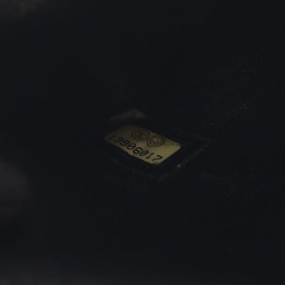 Chanel Clutch Quilted Kiss Lock Black Lambskin — view 5