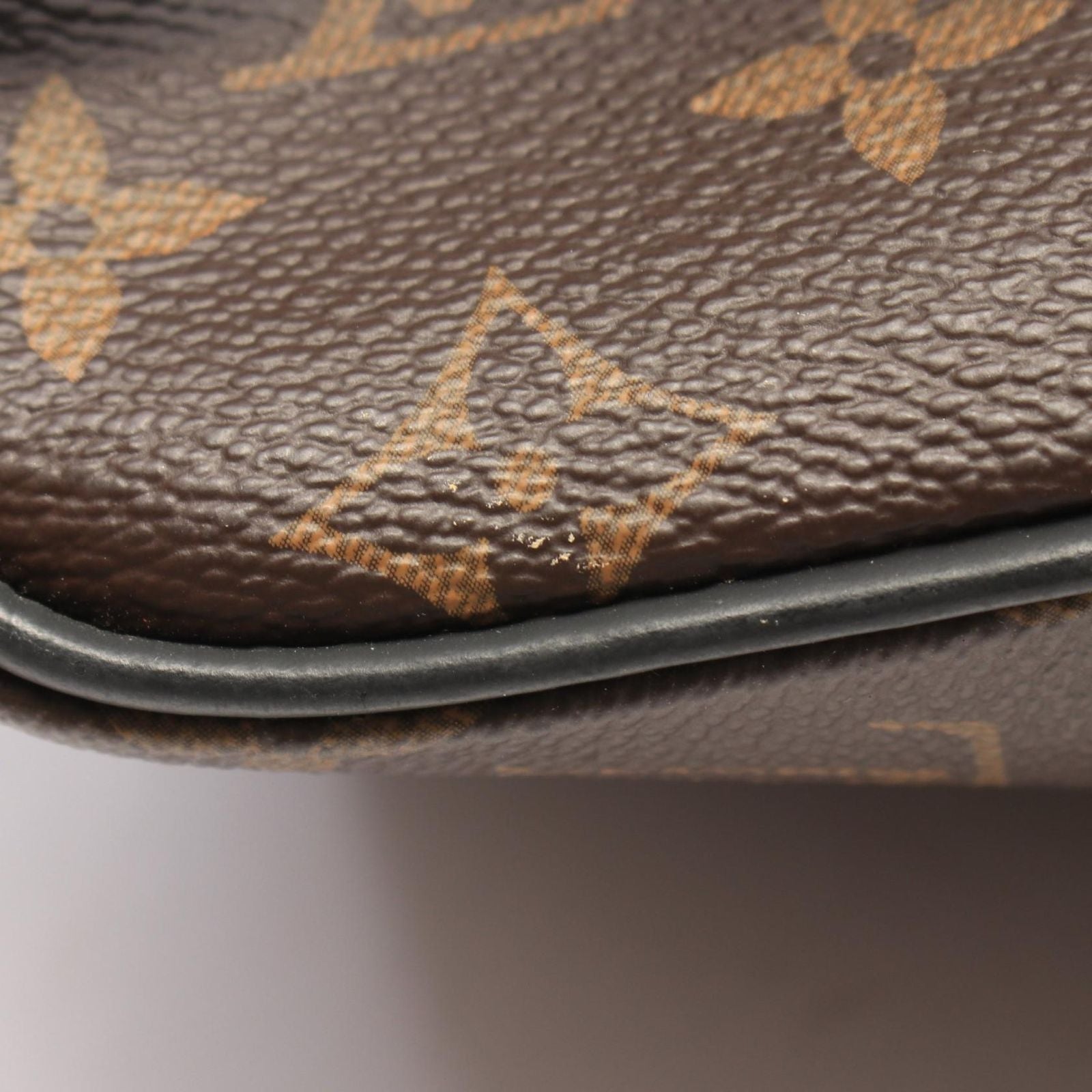 Louis Vuitton Backpack Josh Monogram Macassar Leather — view 8