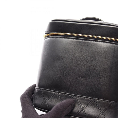 Chanel Handbag Bicolor Black Leather Vertical Vanity — view 8