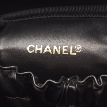 Chanel Handbag Bicolor Black Leather Vertical Vanity — view 4