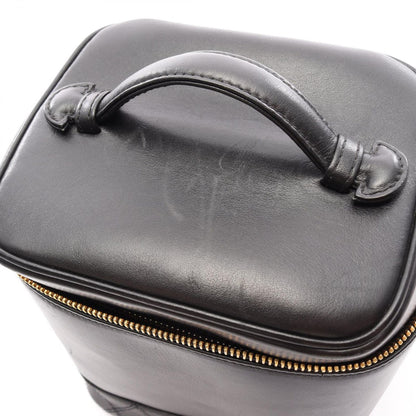 Chanel Handbag Bicolor Black Leather Vertical Vanity — view 6