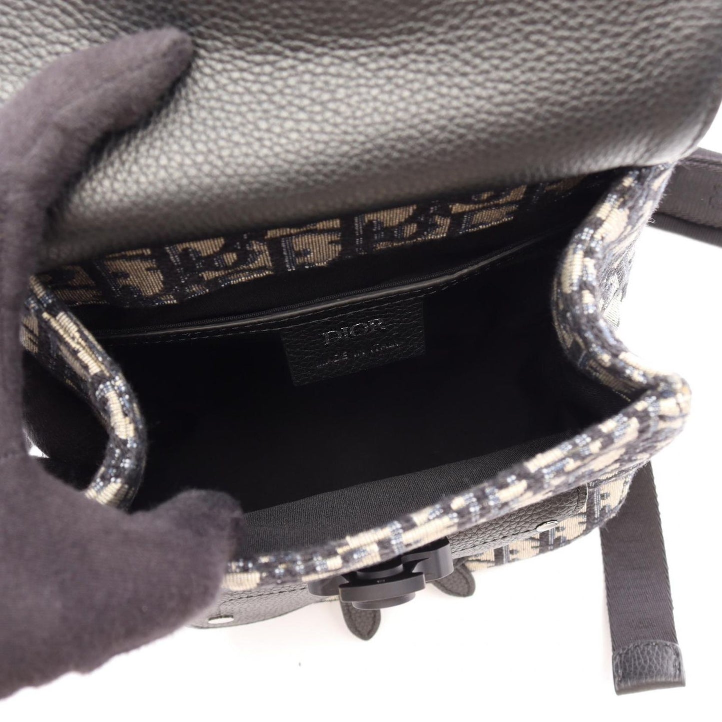 Dior Gallop Oblique 2-Way Backpack Beige — view 3