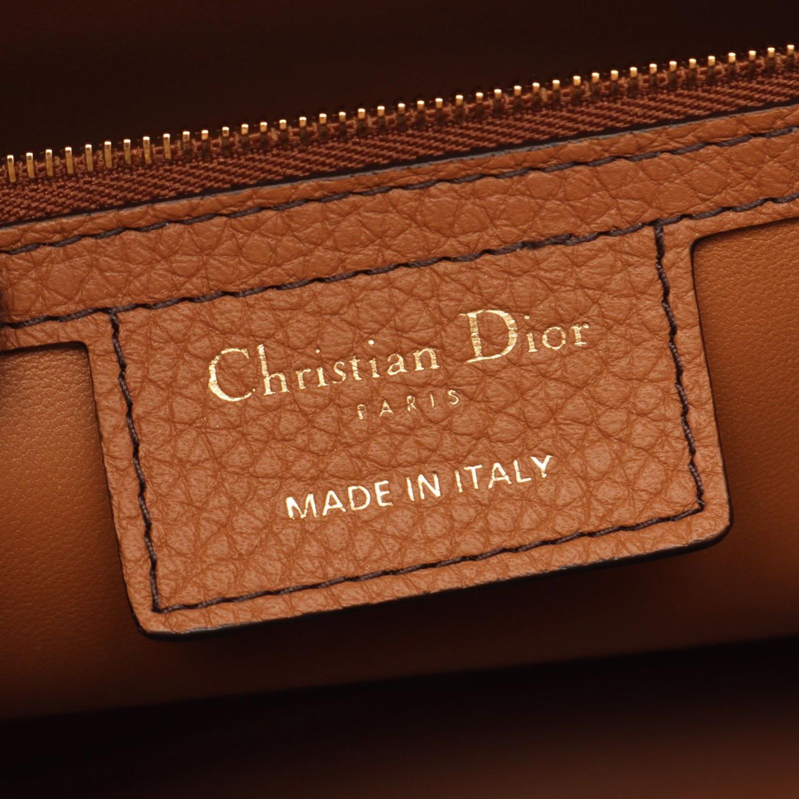 Dior Handbag Lady D-sire Large 2-Way Brown Leather — view 4