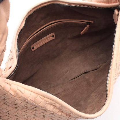 Bottega Veneta Shoulder Bag Intrecciato Light Pink Leather — view 3